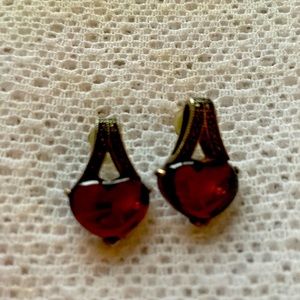 Ruby earrings